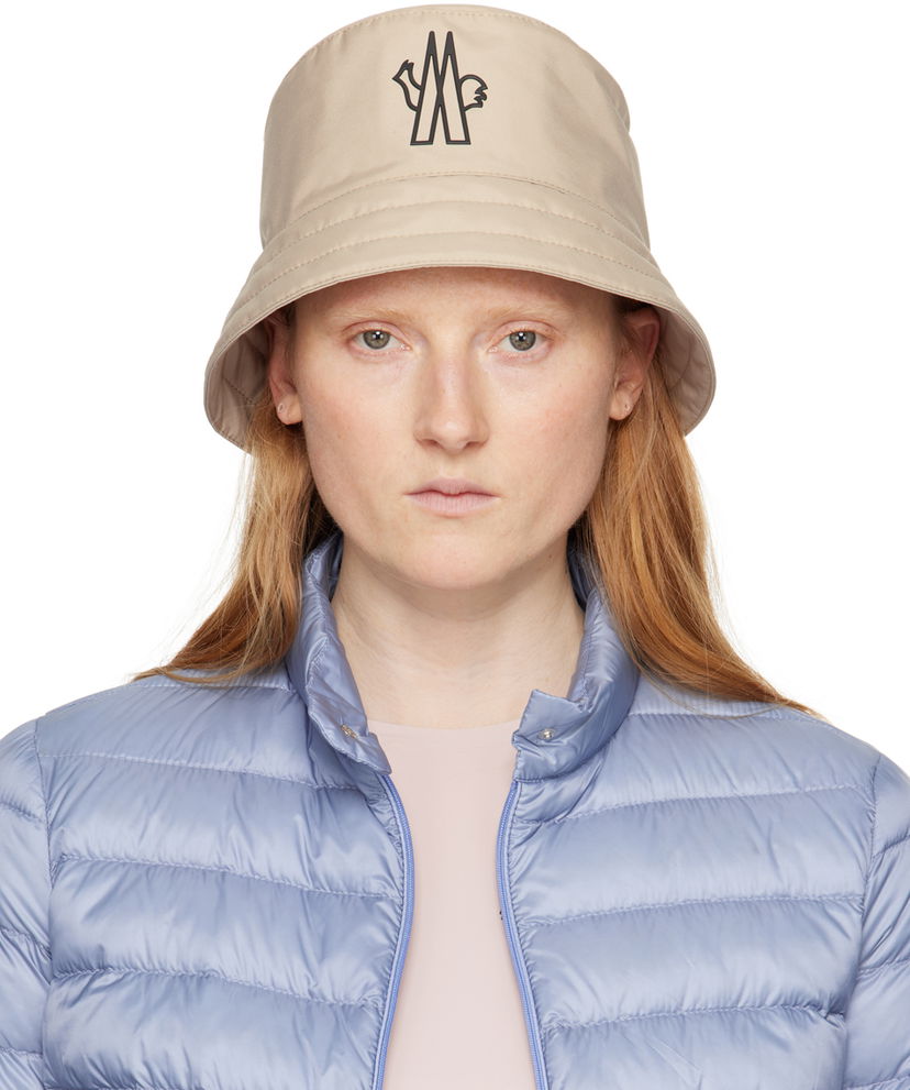 Klobuk Moncler Bonded Bucket Hat Bež | J10983B0000153694