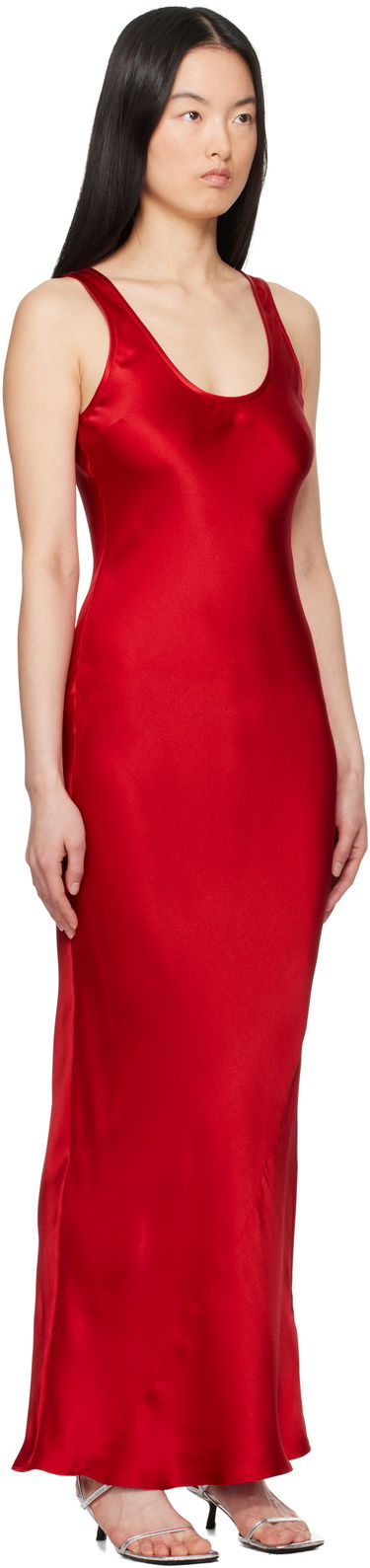 Obleke Anine Bing Anine Bing Alison Maxi Dress Rdeča | A-02-11210-RED13, 1