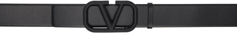 Pasovi Valentino Valentino Garavani VLogo Signature Calfskin Belt Črna | 6Y2T0Q87WQG
