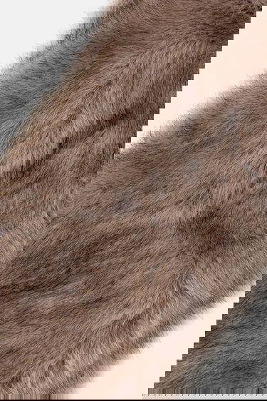Šala STAND STUDIO Lone Patterned Faux Fur Scarf Rjava | 66566.9397, 2