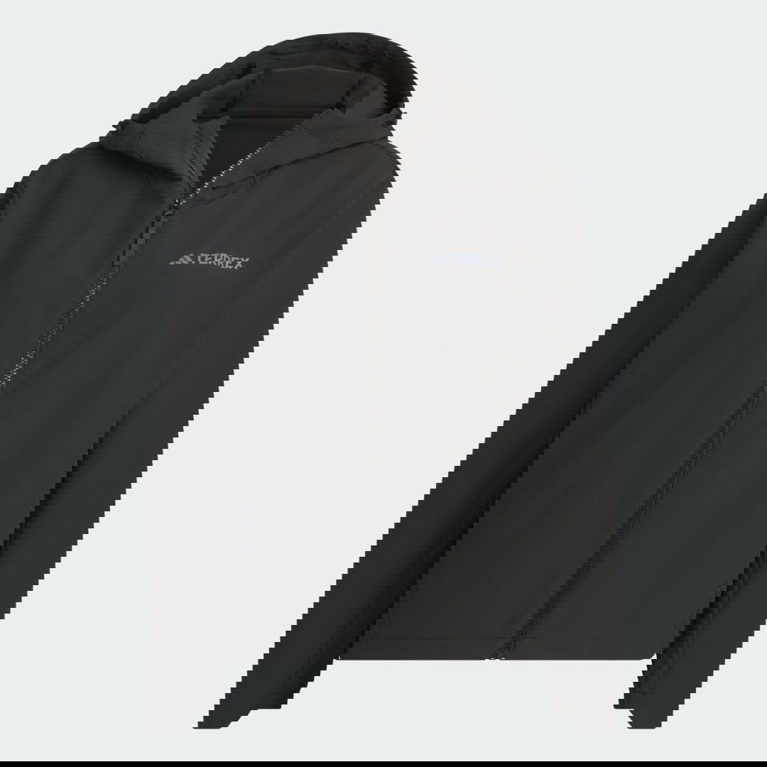 Jakna adidas Performance TERREX Brushed Soft Shell Jacket Črna | IL9013, 0
