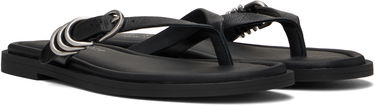 Nega čevljev rag & bone Rag & Bone Gia Leather Thong Sandals Črna | WFF25SF1003LE03, 3