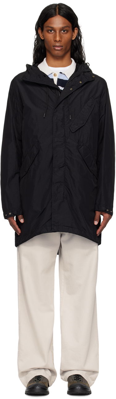 Vetrovka C.P. Company C.P. Company Flatt Nylon Goggle Fishtail Parka Črna | 18CMOW064A-005991G, 0