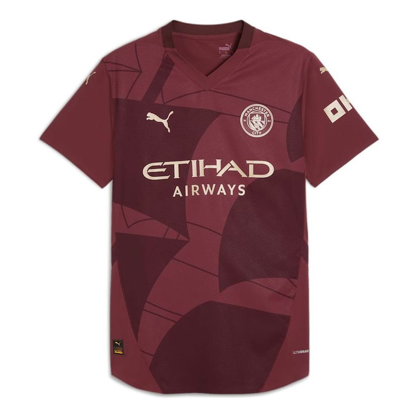 Srajce Puma Manchester City 24/25 Third Football Jersey Rdeča | 775096-03