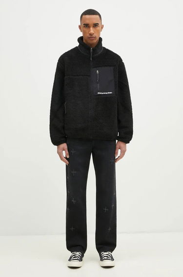 Puhovka thisisneverthat thisisneverthat SP Sherpa Fleece Jacket Črna | TN243BOWHS01, 4