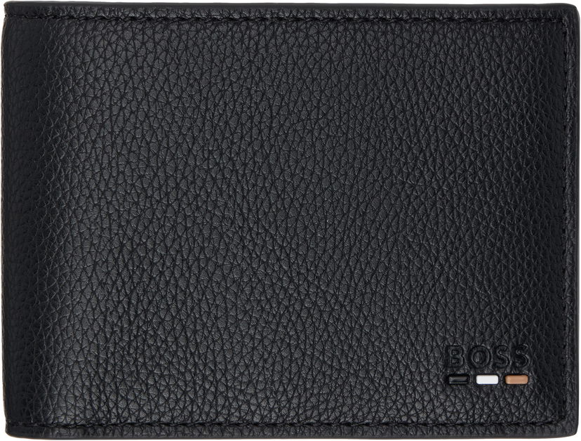 Denarnica BOSS Leather Bifold Wallet Črna | 50536512