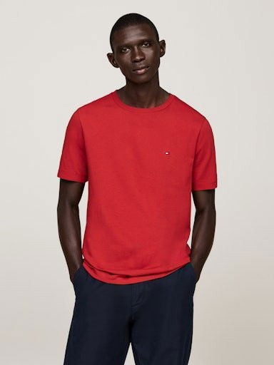 Majica Tommy Hilfiger S/S T-Shirt Rdeča | MW0MW37267XNN