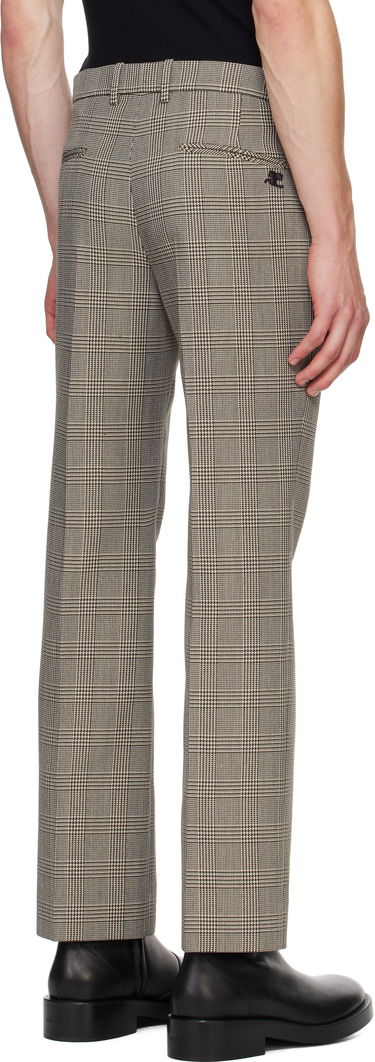 Hlače Courrèges Prince of Wales Check Trousers Rjava | 324CPA249PL0166, 2