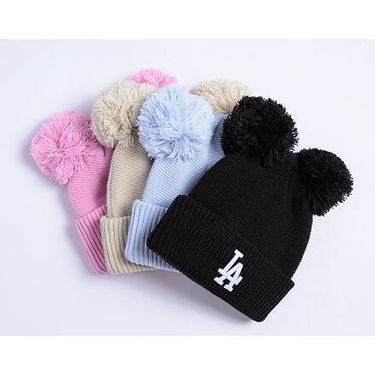 Beanie New Era LA Dodgers Double Pom Beanie Roza | 60565279, 2