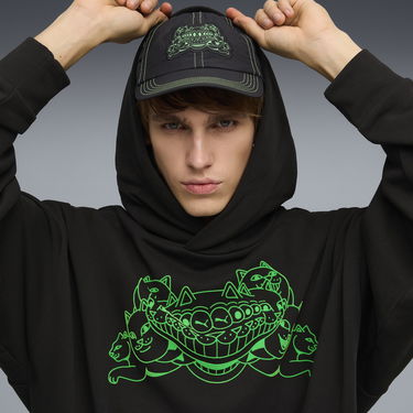 Pulover Puma PUMA x RIPNDIP Relaxed Fit Hoodie Črna | 632414_01, 1