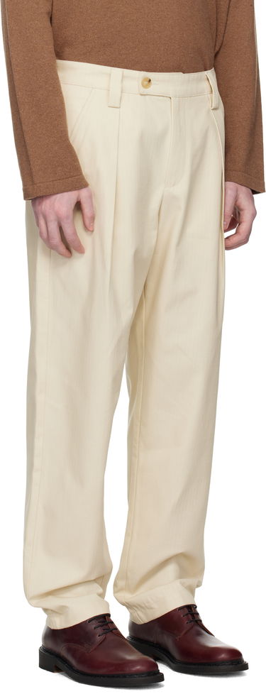 Hlače A.P.C. A.P.C. Renato Pleated Trousers Črna | COHHW-H08428, 4