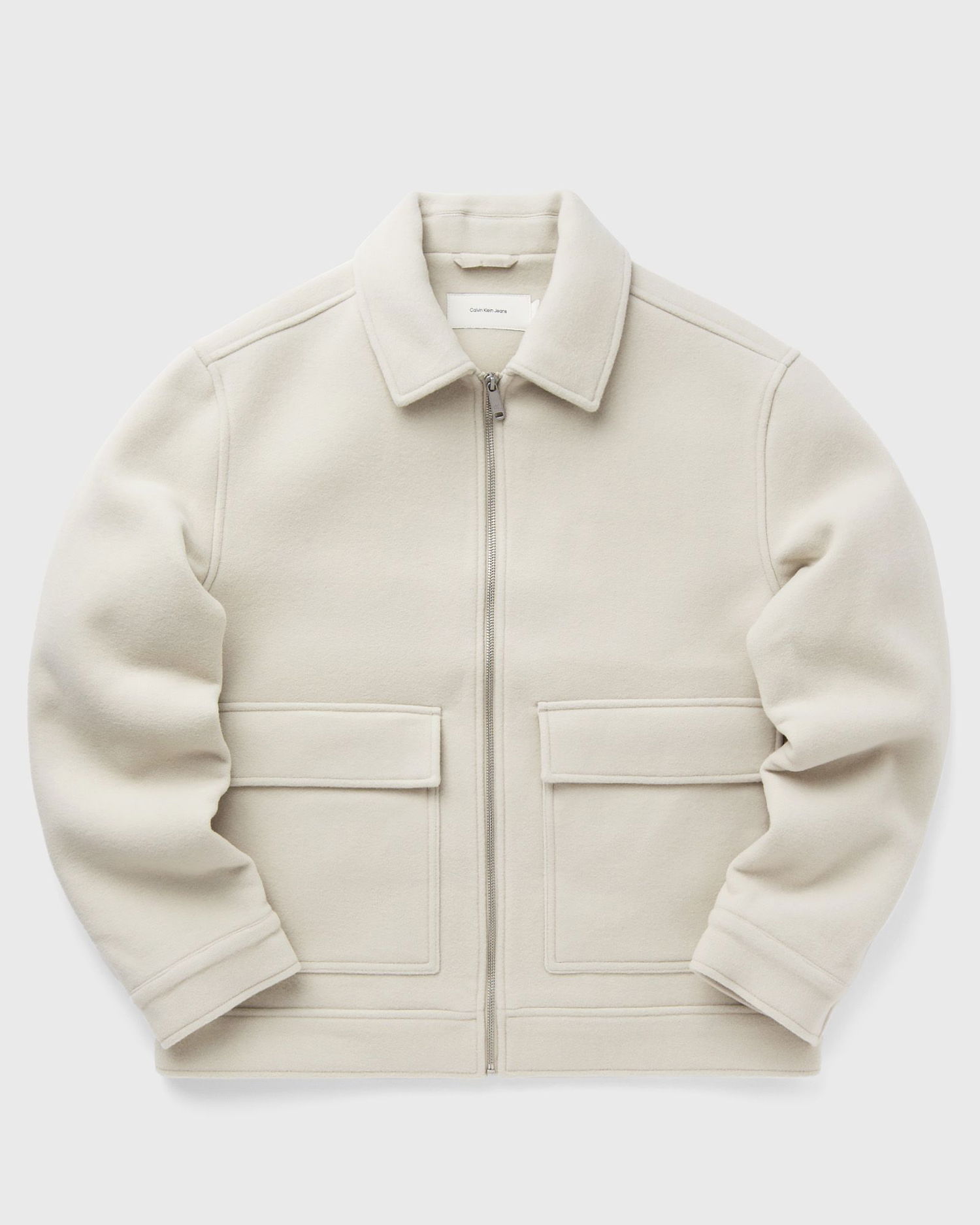 Plašči CALVIN KLEIN Wool Blend Jacket Bež | J30J326098PD7, 0