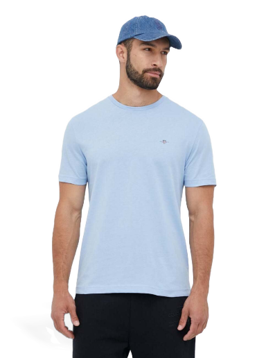 Majica GANT Regular Fit Shield T-Shirt Modra | 2003184