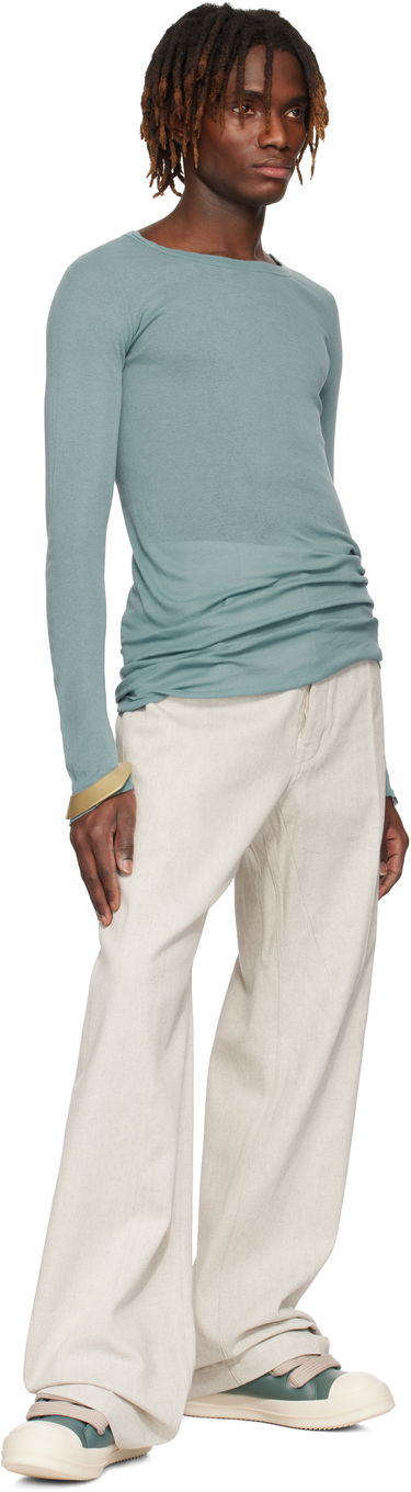 Hlače Rick Owens Rick Owens Hollywood Geth Jeans Bež | RU01E5333 DRD, 3