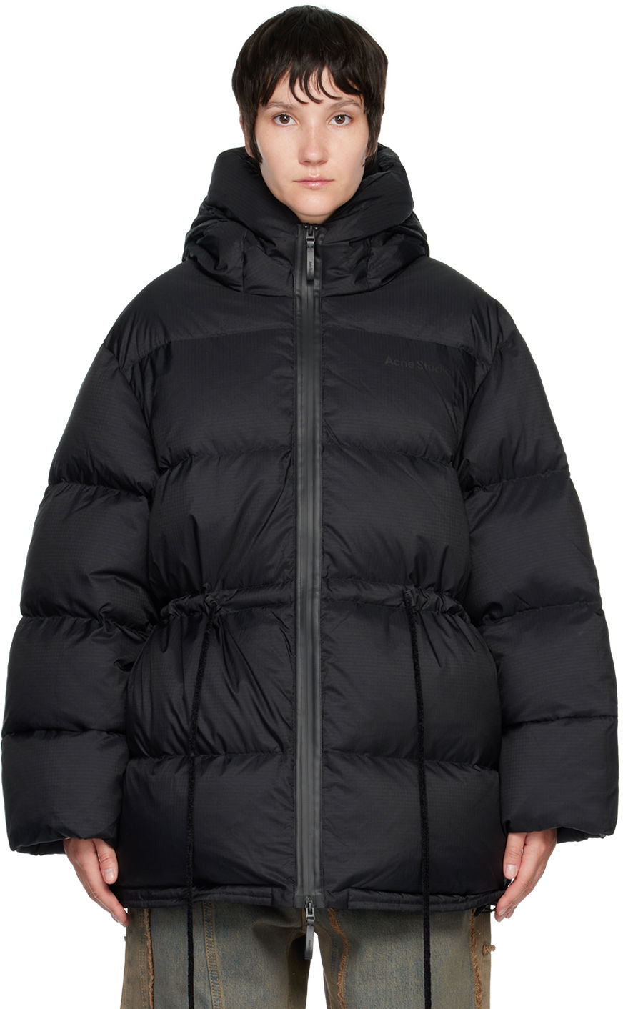 Jakna Acne Studios Puffer Down Jacket Črna | A90471-, 0