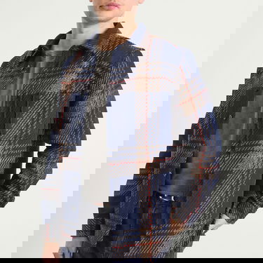 Srajce Portuguese Flannel Upper Overshirt in Blend, Size Small Večbarvna | AW25077-NVB, 5