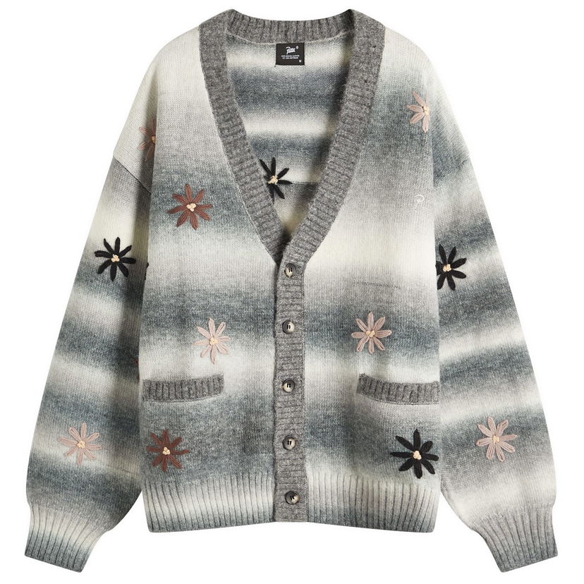 Pleteni pulover Patta Patta Peace & Love Knitted Cardigan Siva | POC-SS25-7010-391-0003-180