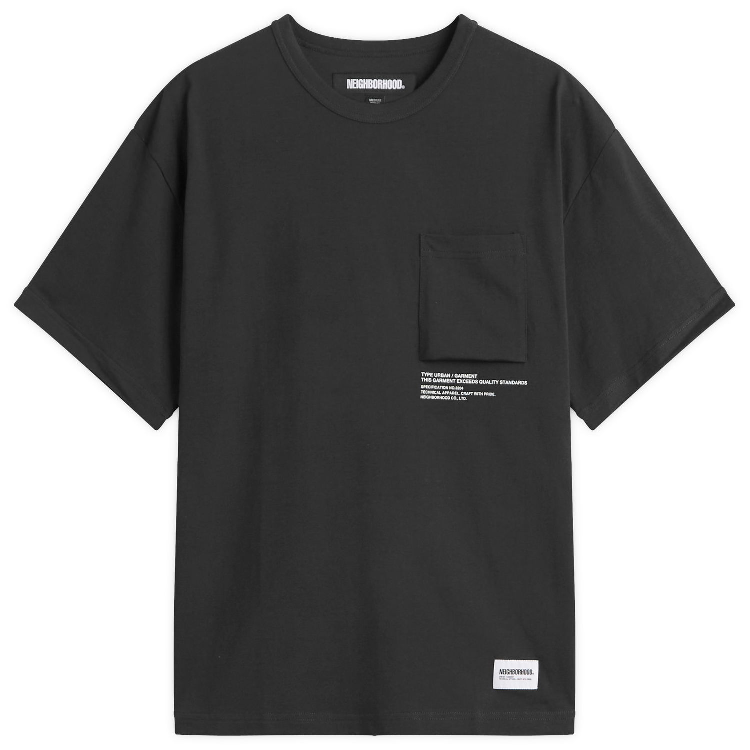 Majica Neighborhood Sheltech Pocket T-Shirt, Size Large Črna | 251BWNH-CSM01-BLK, 0