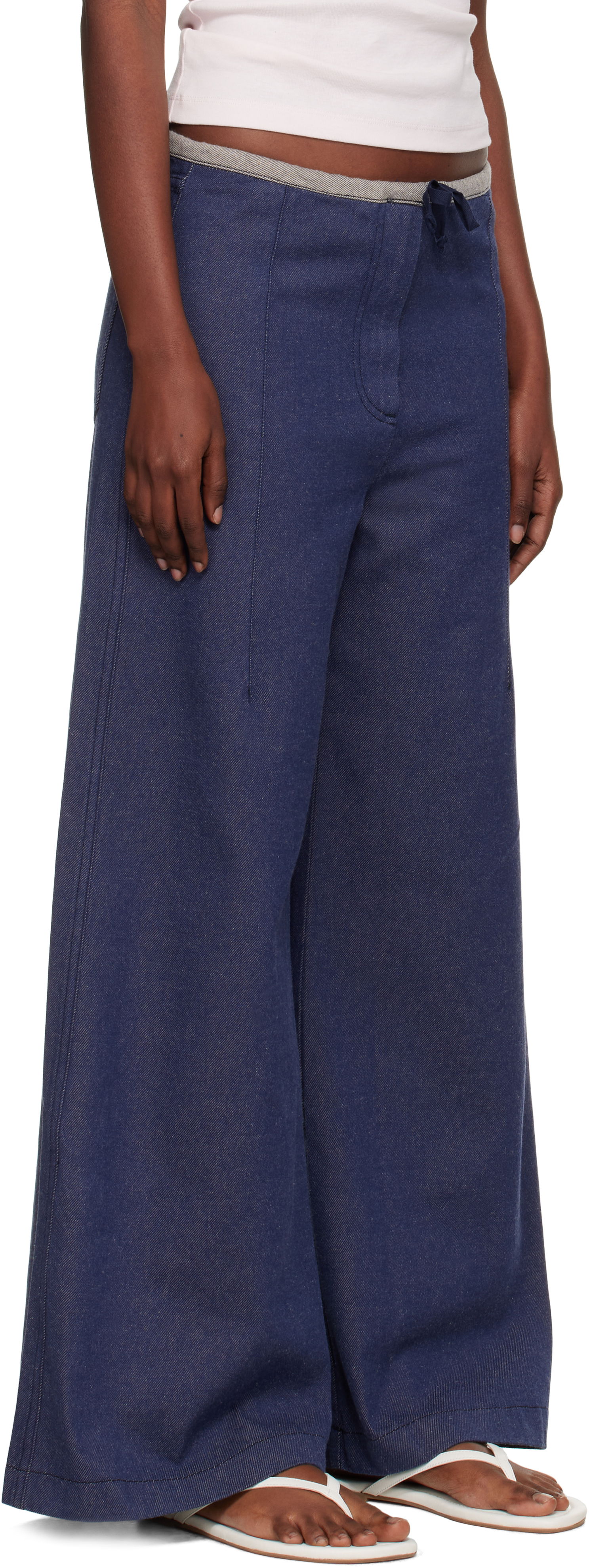 Kavbojke Baserange Baserange Arthur Loose Fit Jeans Modra | PAALP-DE-AU25, 1