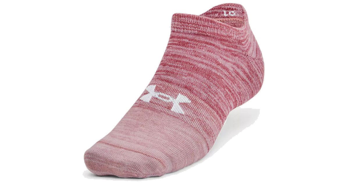 Nogavice Under Armour Essential No Show 3-pack Roza | 1361459-697, 1