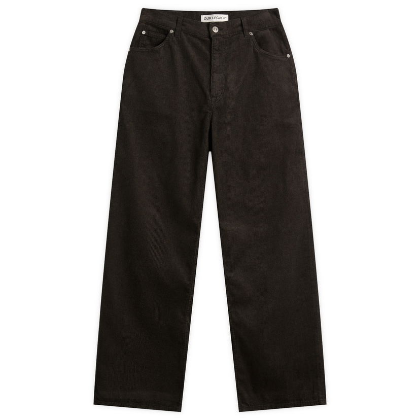Kavbojke OUR LEGACY Vast Cut Jeans Twill Cord Rjava | M4255VD