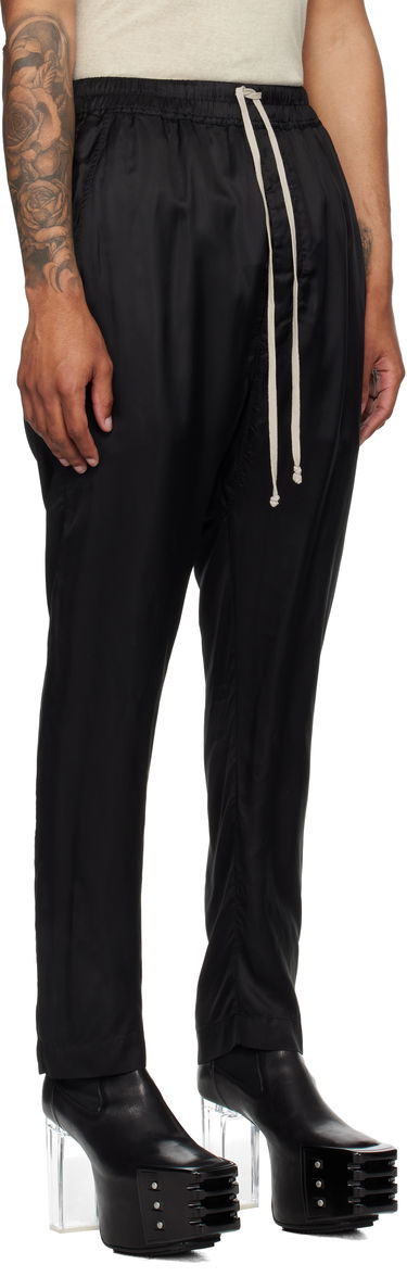 Hlače Rick Owens Rick Owens Concordians Drawstring Trousers Črna | RU02E1380 K, 1