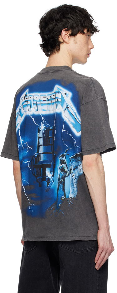 Majica Represent Clo Represent x Metallica 'Ride The Lightning' Graphic Tee Siva | MLM4356, 2