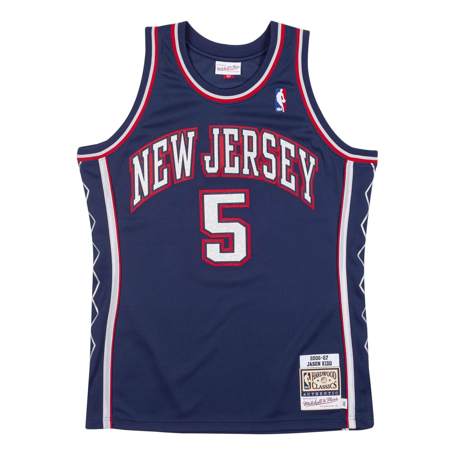 Dres Mitchell & Ness NBA New Jersey Nets 2006-07 Jason Kidd #5 Swingman Jersey Modra | AJY4AC19094-NJNNAVY06JKI, 0