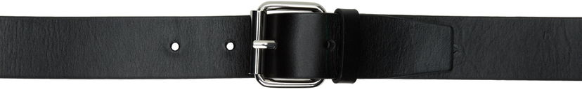Pasovi 032C 032c Double Buckle Leather Belt Črna | SS21-A-2030