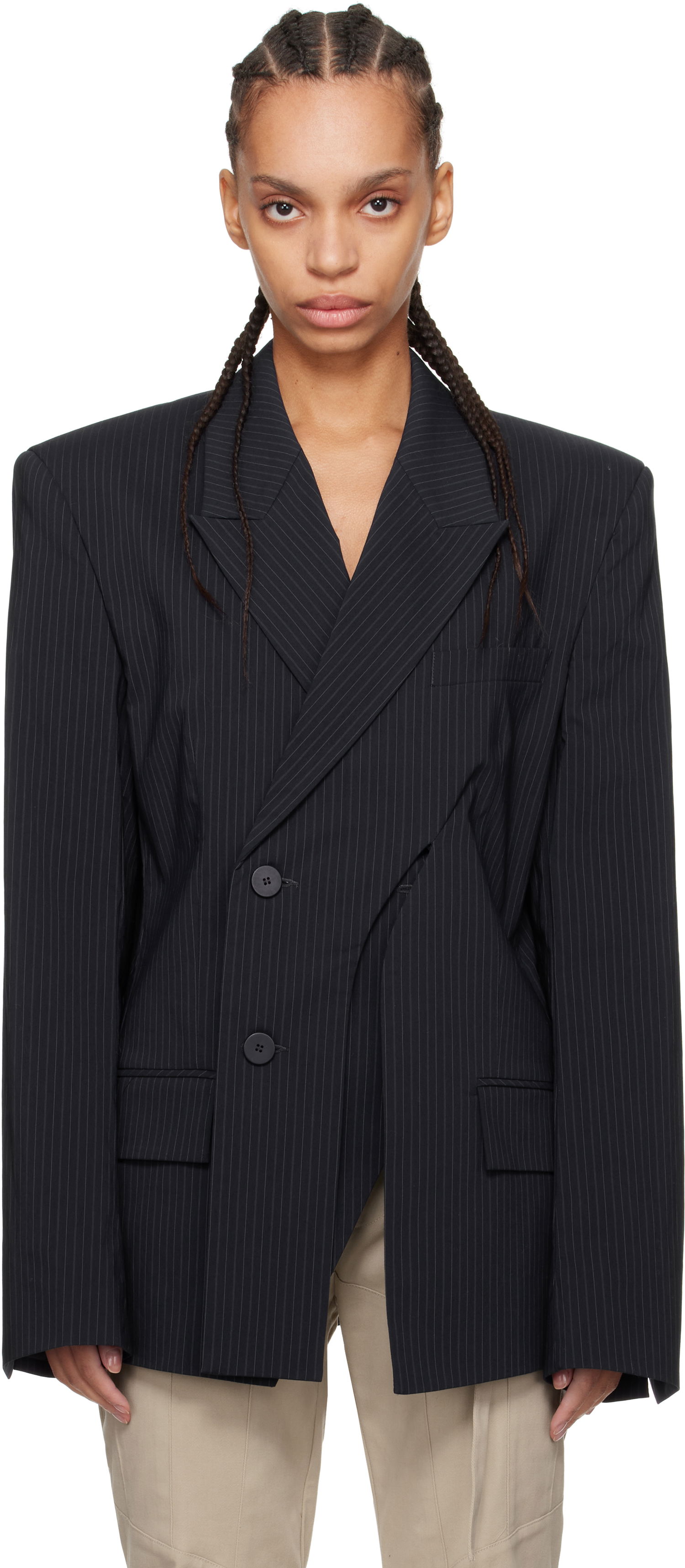Plašči Ottolinger Ottolinger Oversize Split Blazer Črna | 12360072301, 0