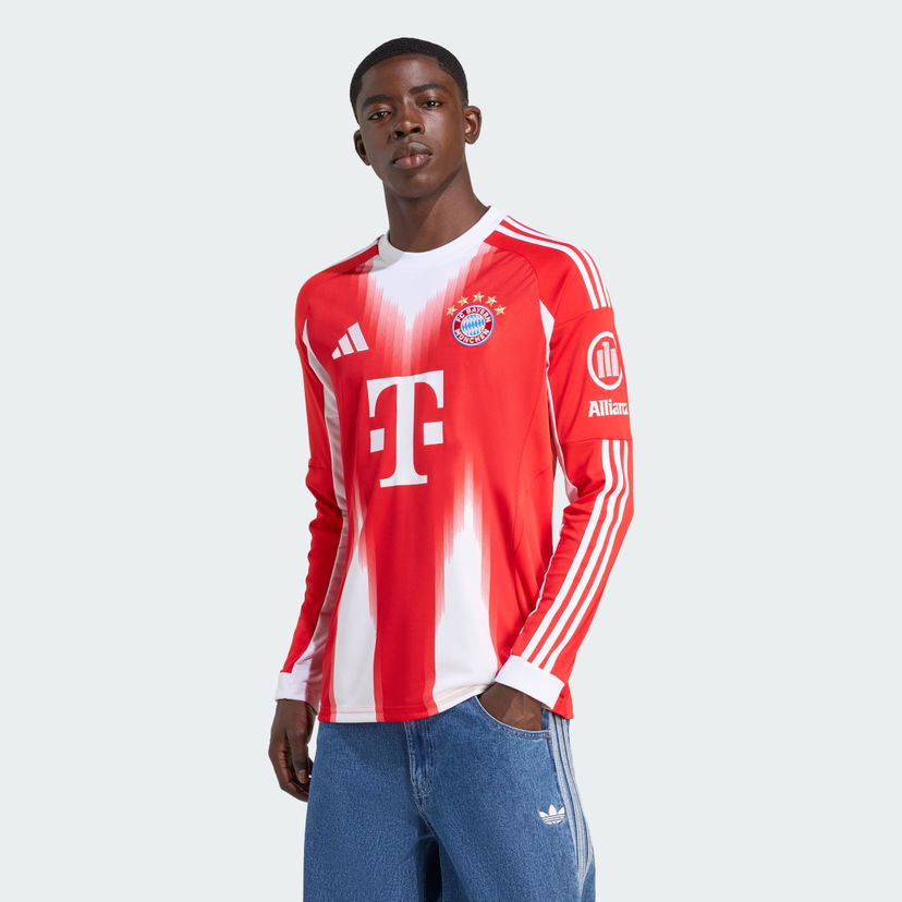 Dres adidas Performance FC Bayern 25/26 Long Sleeve Jersey Rdeča | JP3689