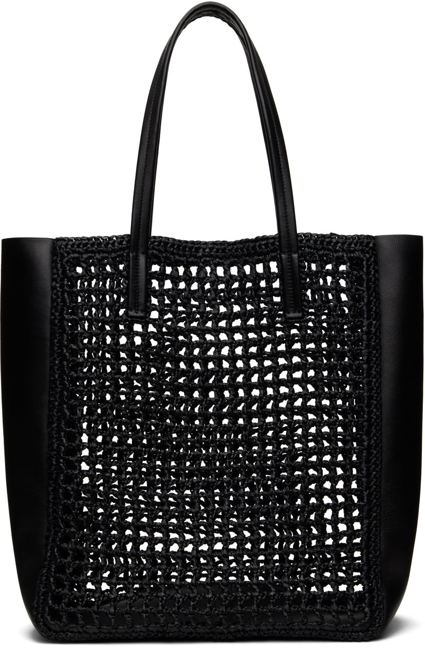 Tote bag Khaite KHAITE Zoe Crochet Tote Črna | H1038-725