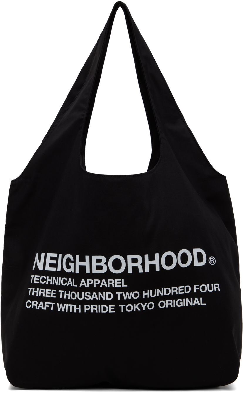 Tote bag Neighborhood Neighborhood Logo Tote Bag Črna | 251MYNH-CG01