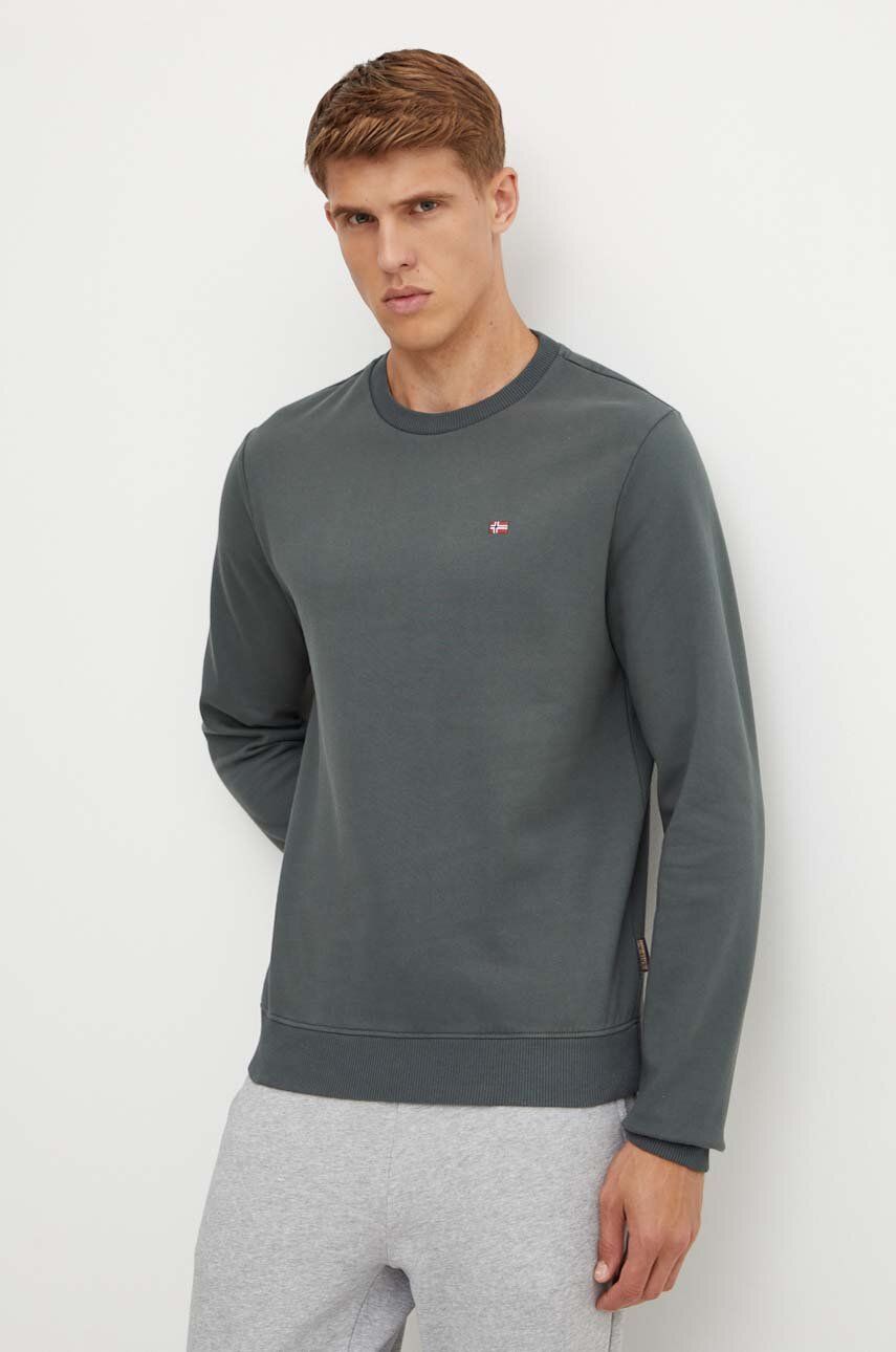 Pulover Napapijri Balis Crew Sweatshirt Zelena | NP0A4FQWG1S1, 0