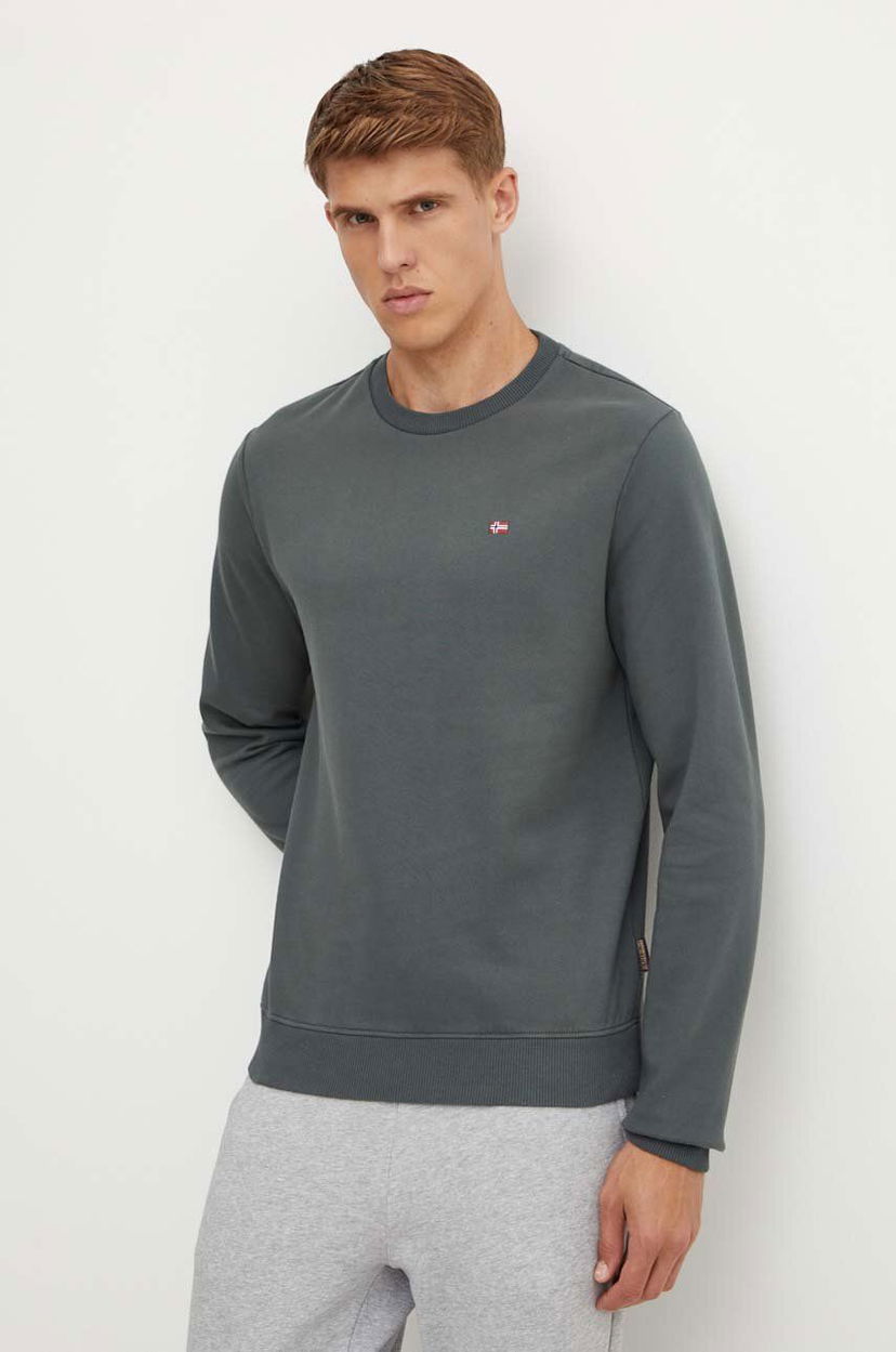 Pulover Napapijri Balis Crew Sweatshirt Zelena | NP0A4FQWG1S1