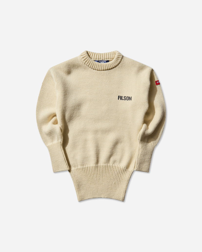 Pleteni pulover Junya Watanabe Junya Watanabe Man Submariner Sweater Bež | WP-N001-W25 1
