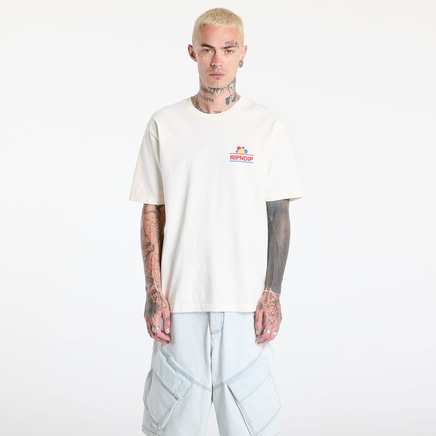 Majica RIPNDIP RIPNDIP Wonder Nerm T-Shirt Bela | RNDSUM25140, 0
