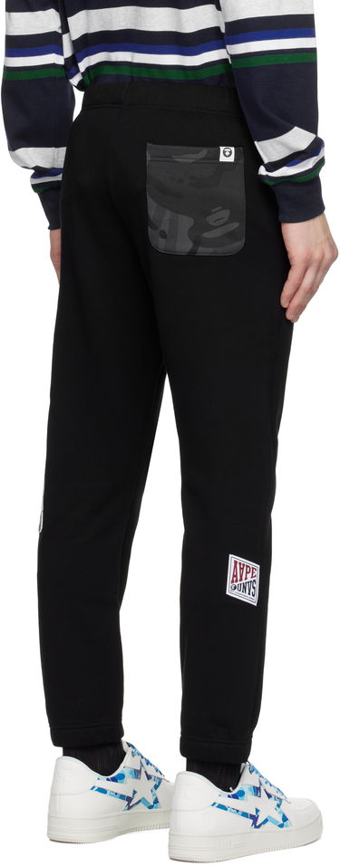 Trenirka AAPE by A Bathing Ape AAPE by A Bathing Ape Main Sweatpants Črna | AAPPTMB638XXNBKX, 2