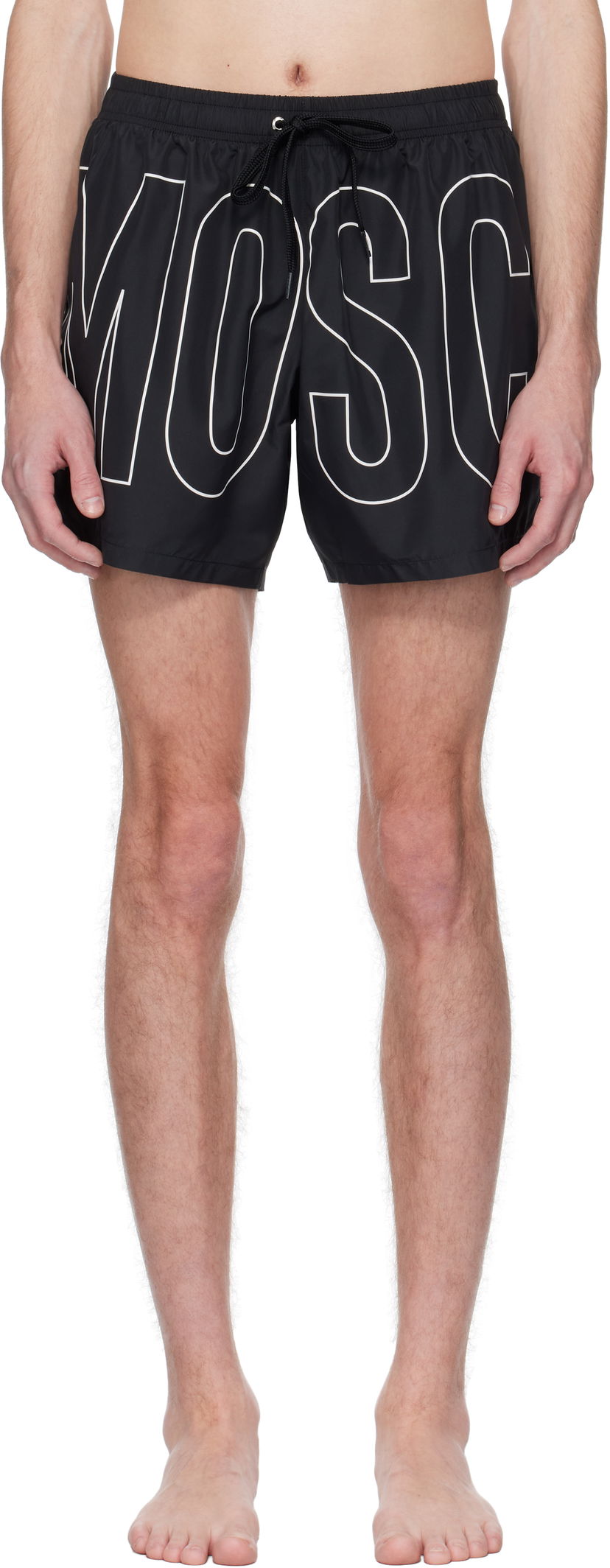 Kopalke Moschino Moschino Logo Swim Shorts Črna | V3A4224 9301 1555