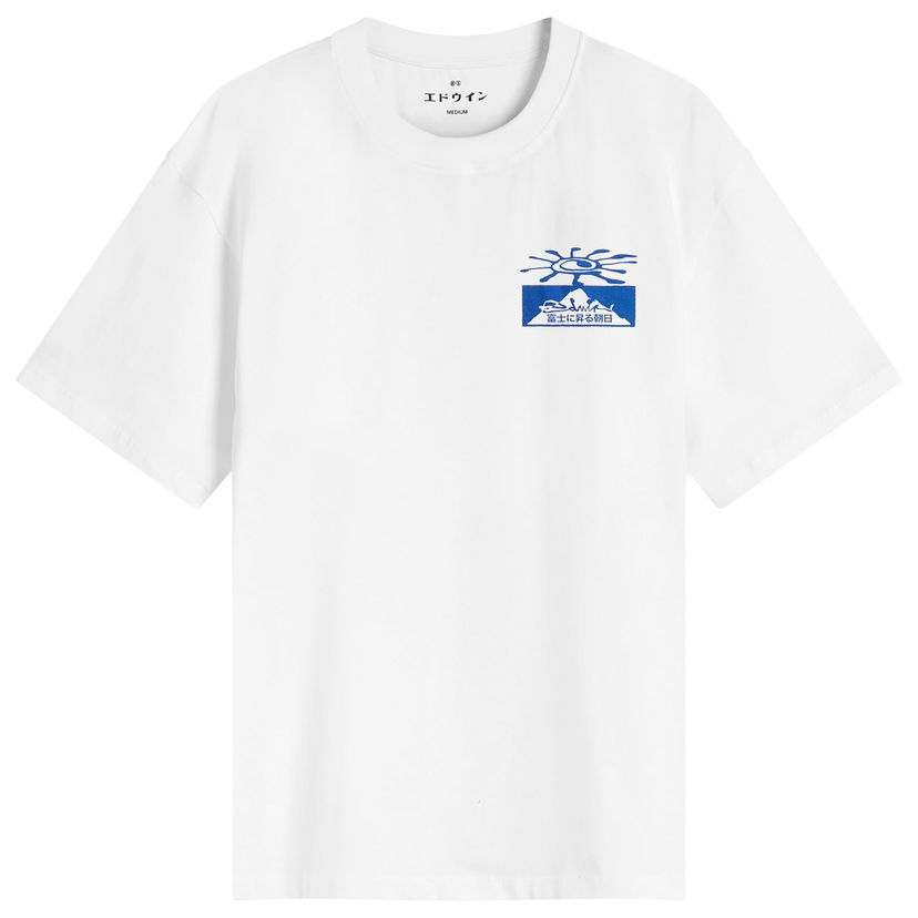 Majica EDWIN Mount Fuji Dusk Graphic Tee Bela | I036400-0267