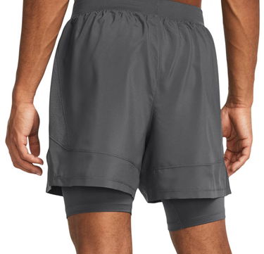 Kratke hlače Under Armour UA LAUNCH 5'' 2-IN-1 SHORTS-GRY Črna | 1382640-025, 1