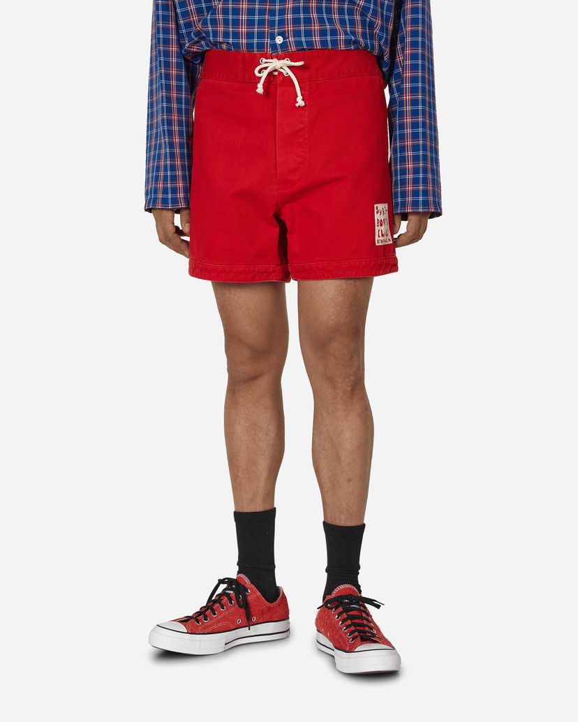 Kratke hlače Stockholm (Surfboard) Club Cotton Twill Shorts Red Rdeča | U5000027 1