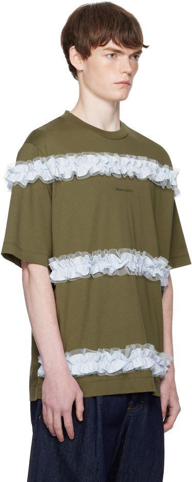 Majica Simone Rocha Simone Rocha Ruffle Frill T-Shirt Zelena | 5362 0553, 1