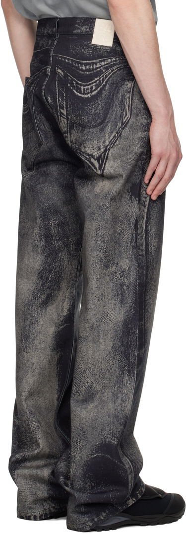 Kavbojke Camper Camperlab Printed Jeans Črna | AU00006-003, 2