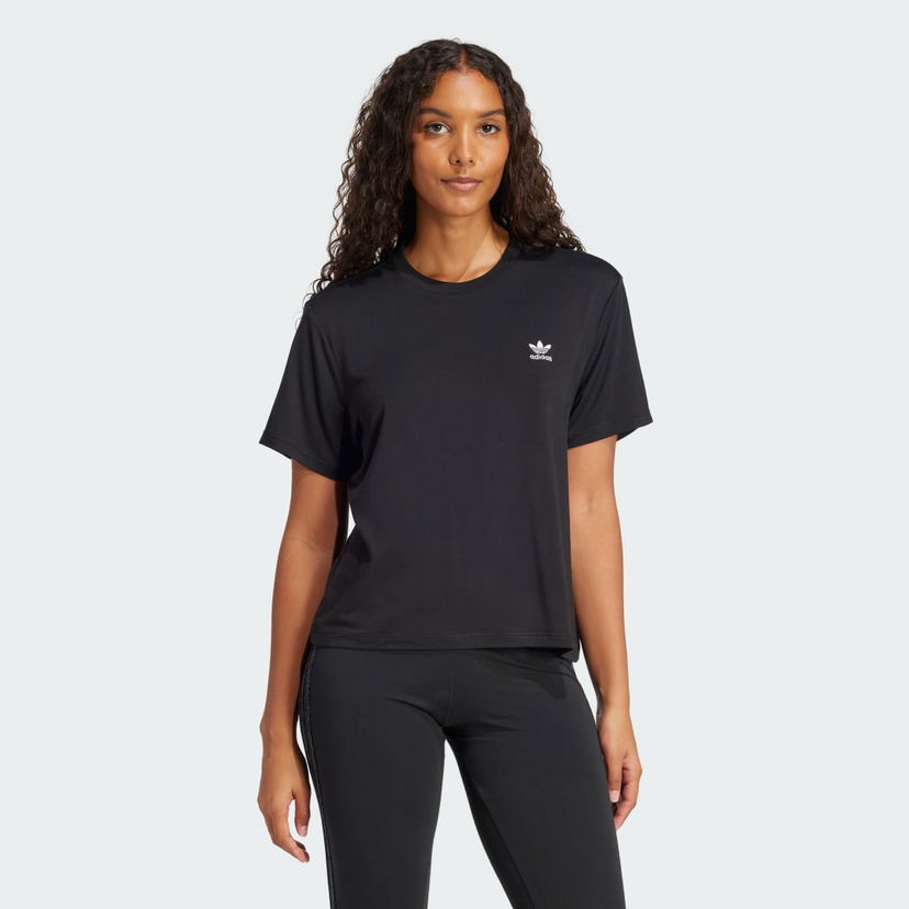 Majica adidas Performance T-Shirt Snakeskin Trefoil Črna | JC5748