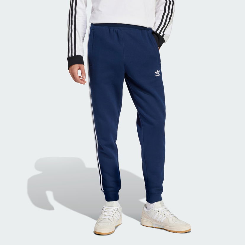 Trenirka adidas Performance Adicolor 3-Stripes Fleece Pants Modra | IM9319