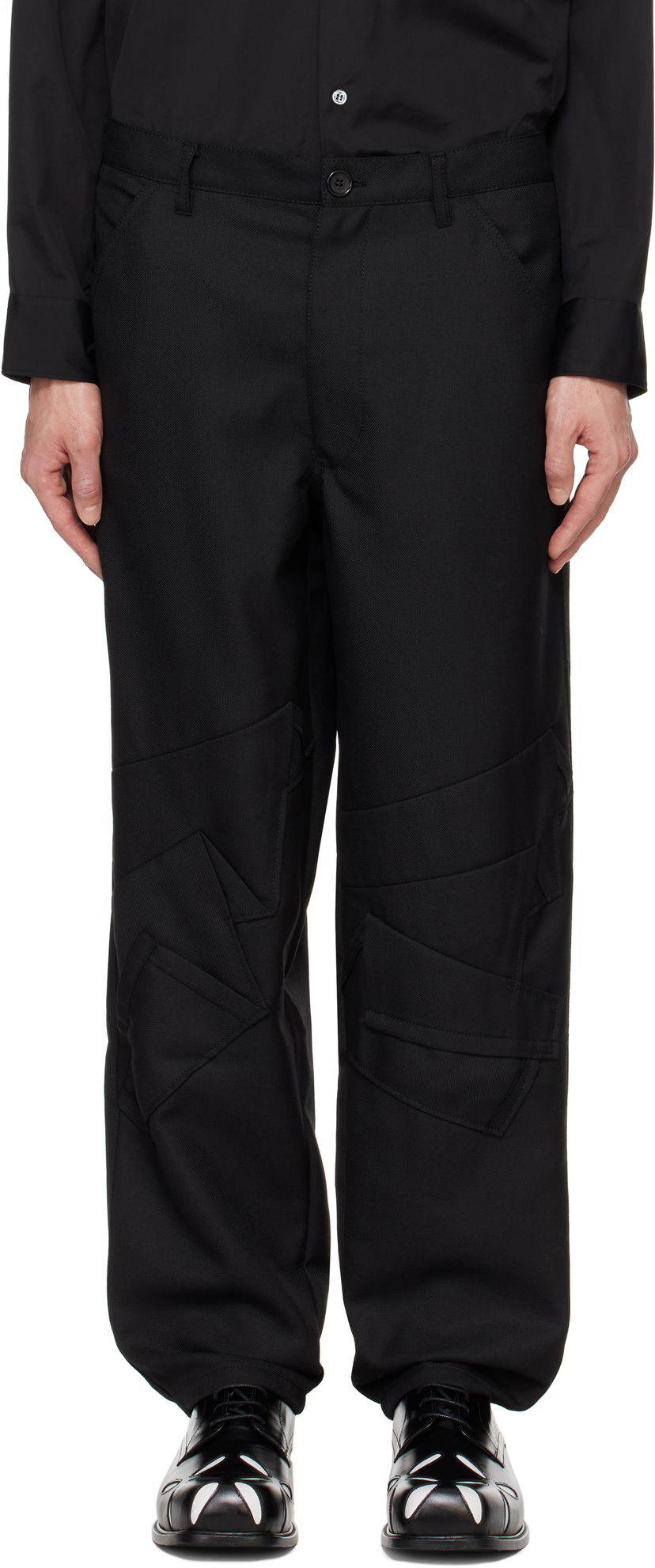 Hlače Comme des Garçons Gabardine Trousers Črna | FN-P004-051