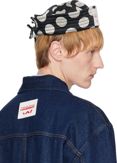 Klobuk Charles Jeffrey Loverboy Charles Jeffrey LOVERBOY Polka Dot Sailor Hat Črna | 054131602, 2