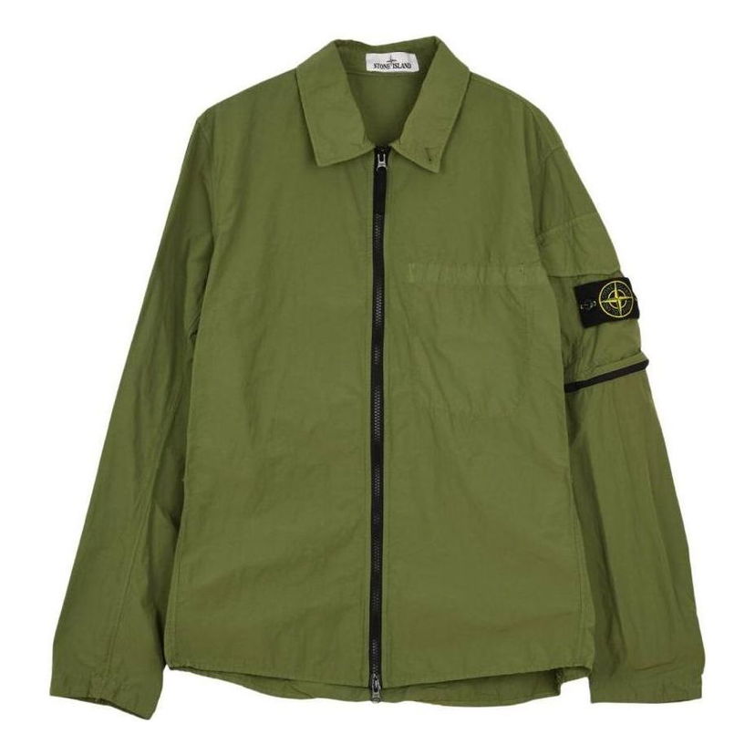 Srajce Stone Island Naslan Light Jacket Zelena | 761510502-V0058
