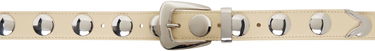 Pasovi Khaite KHAITE Benny Studs Belt Bež | 10014-798, 0
